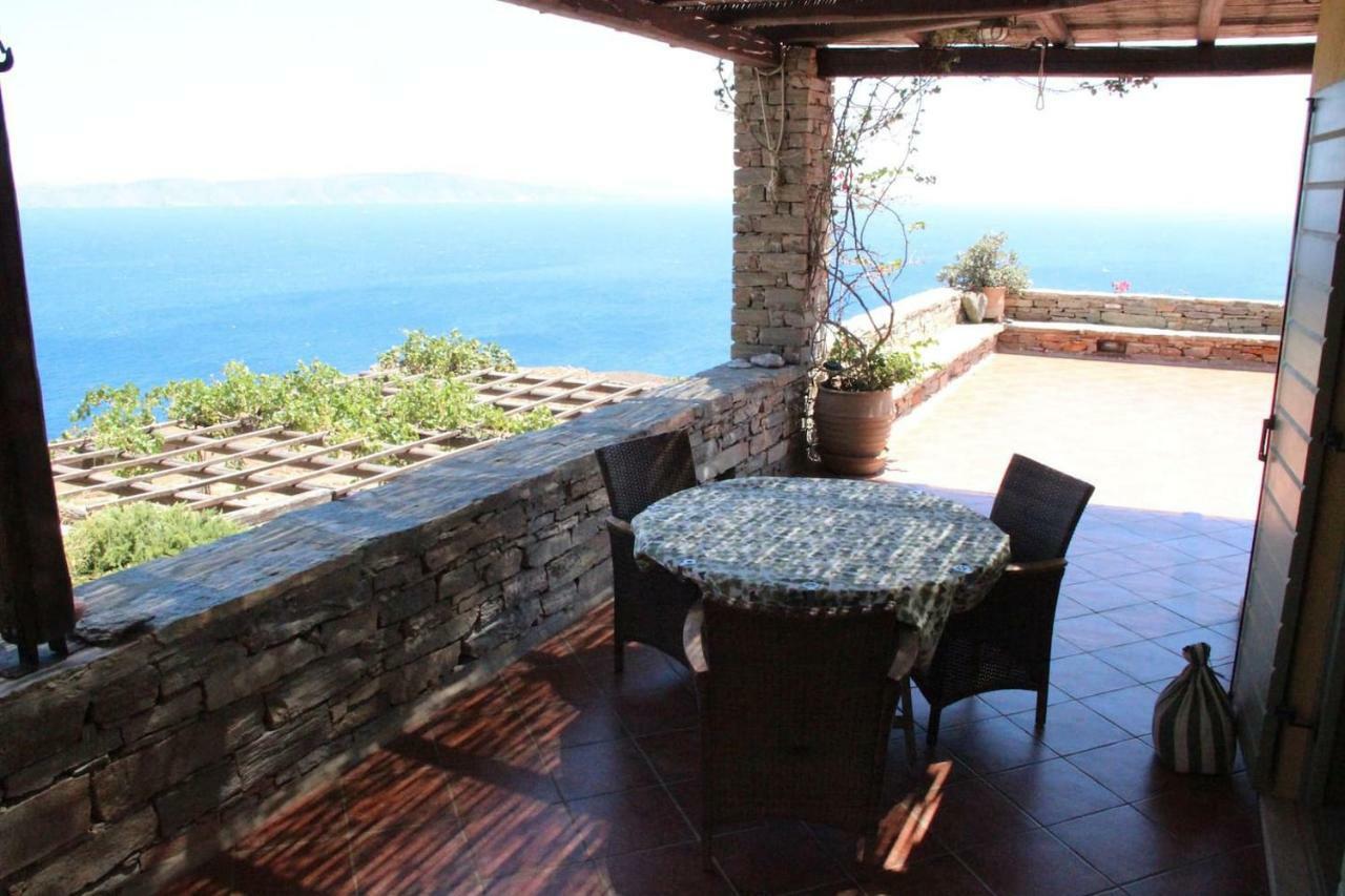 Breathtaking Seaview Villa In A Serene Scenery Chavouna Exterior foto